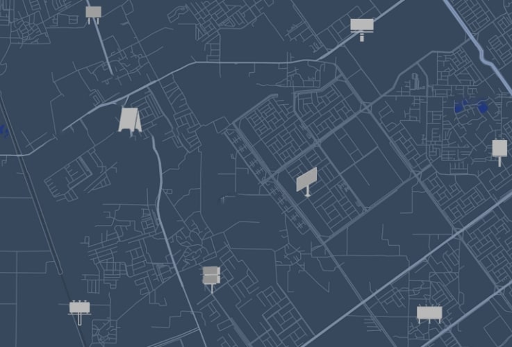 Media Types on Map